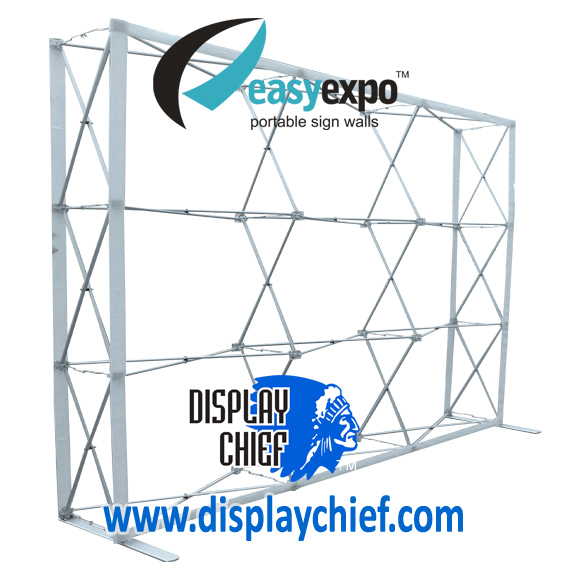 Cut out profile image of Display Chief Fabric Pop Up Wall for sale with carry case