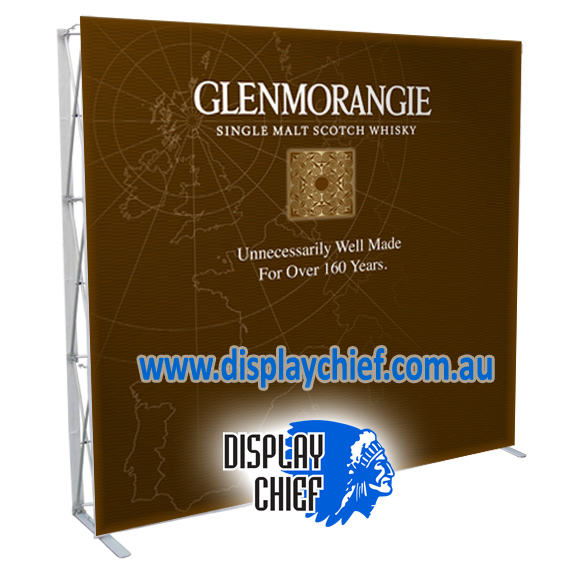Glenmorangie Display Upright Wall for festival and events